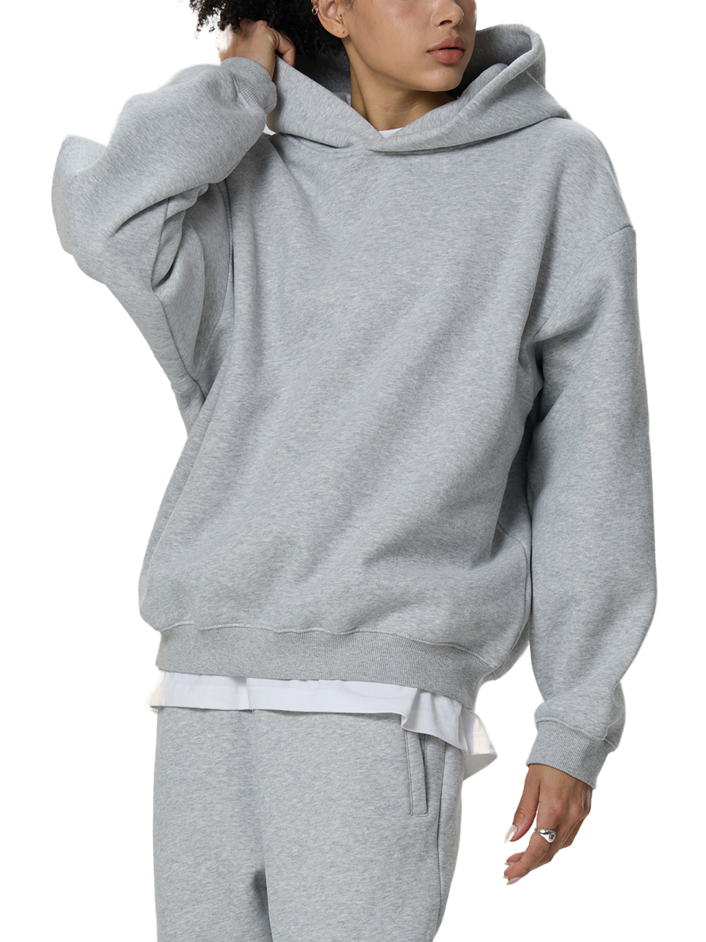 Fleeced Boxy Hoodie – Essential Streetwear | Tapstitch-12